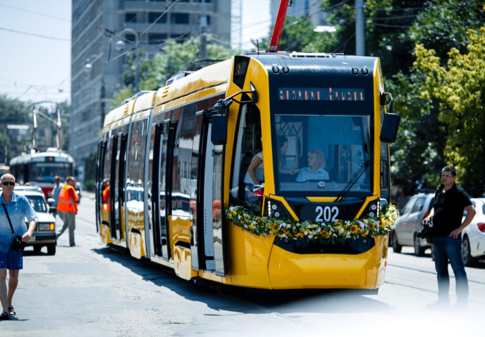 Презентация трамвая немецкой фирмы Stadler